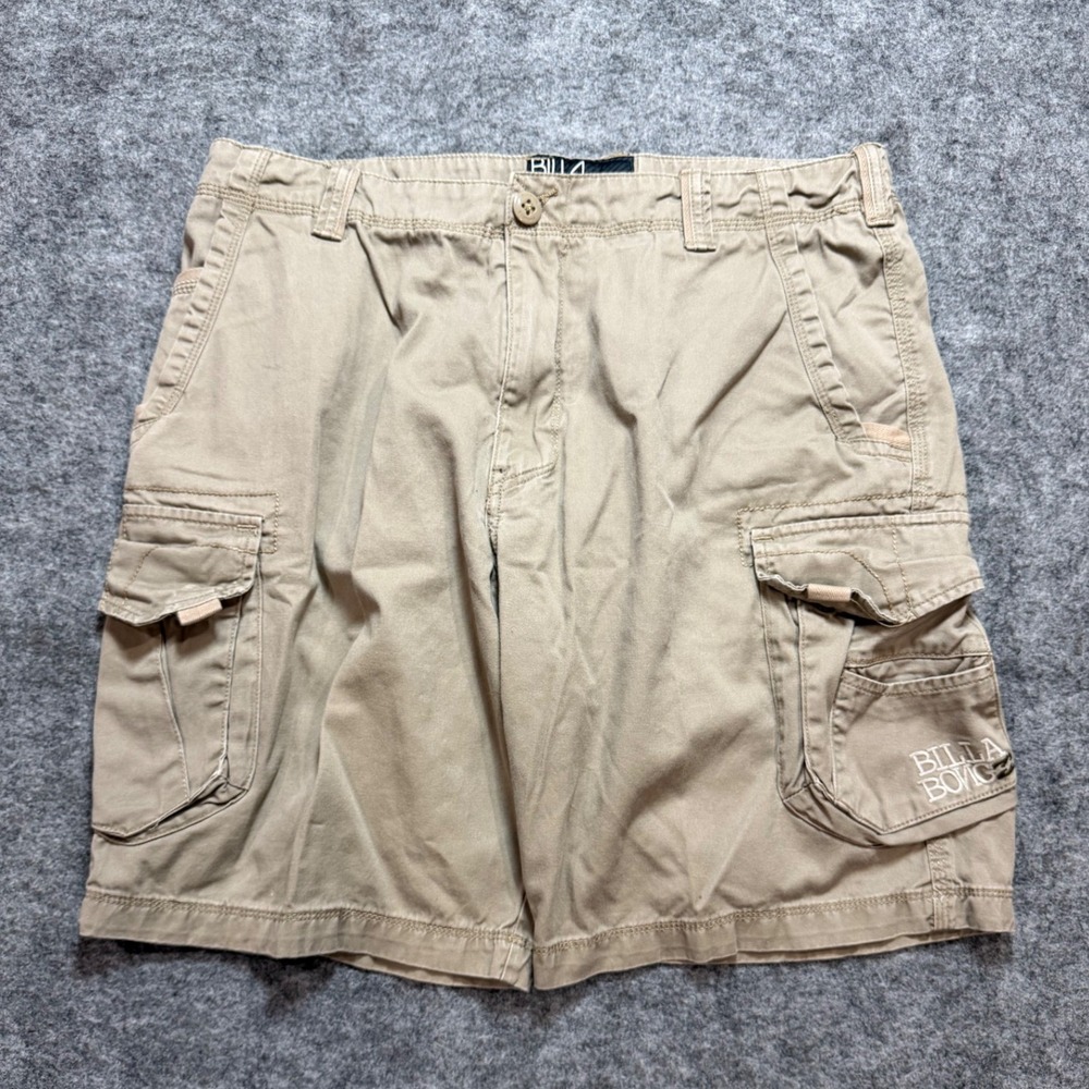 Vintage Y2K Billabong Cargo Shorts Mens 36 Khaki Tan Skater Surf